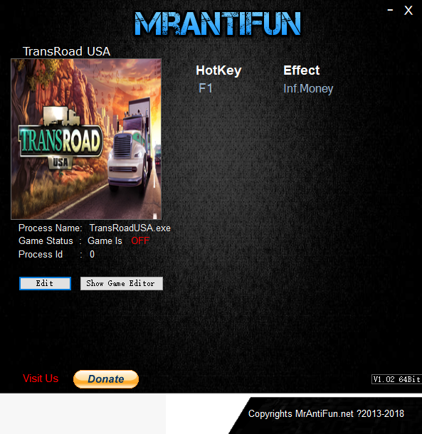 物流之路:美国一项修改器MrAntiFun版1