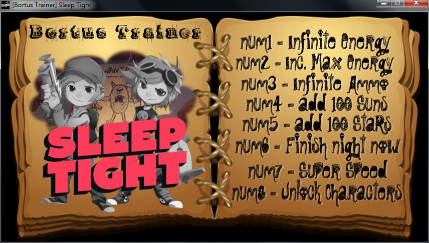安眠七项修改器BortusTrainer版1