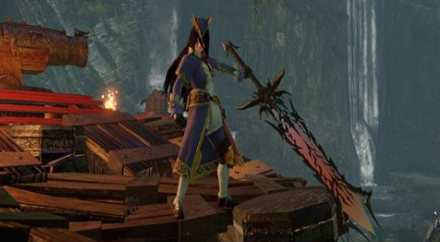 怪物猎人崛起最终幻想14武神大剑MOD1