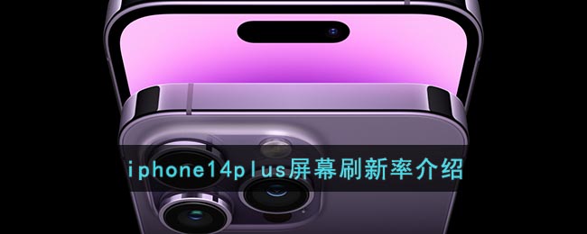 iphone14plus屏幕刷新率介绍