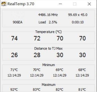 RealTemp温度检测绿色版0