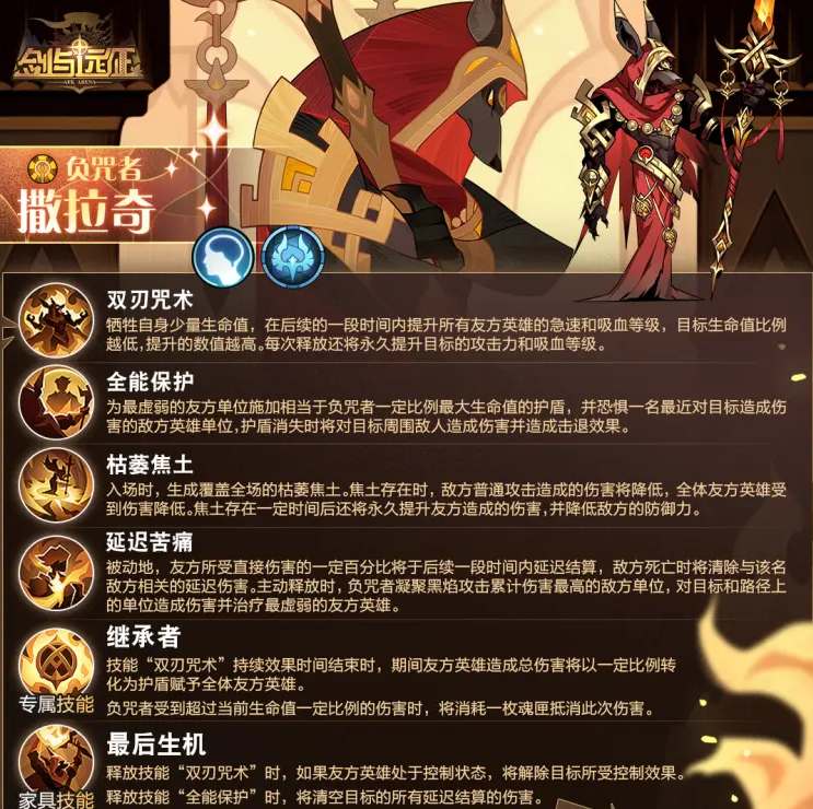 剑与远征撒拉奇技能强度一览