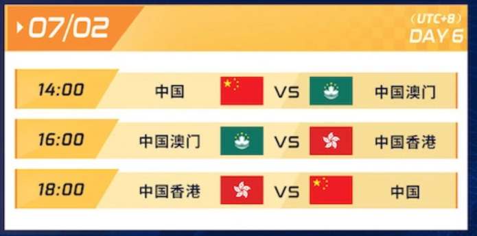 王者荣耀杭州亚运会赛程时间表