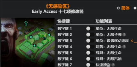 无感染区3DM修改器1