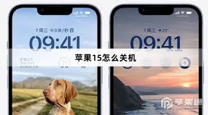 苹果15如何关机