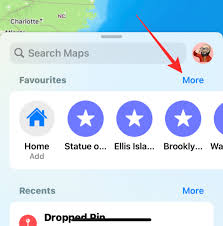 从iPhone上的Apple地图中删除收藏夹