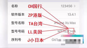 iPhone序列号首字母含义详解
