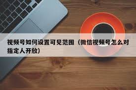 视频号可见范围如何设置