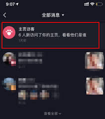 抖音怎么看访客记录
