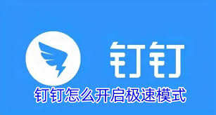 钉钉如何开启极速模式