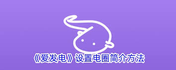 爱发电APP如何设置自动充电