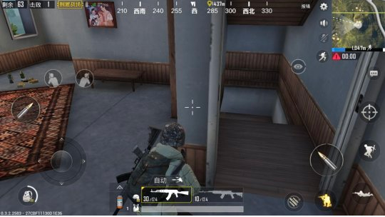和平精英怎么学会守楼？卡视角技巧分享
