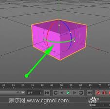 Cinema 4D物体如何以边旋转