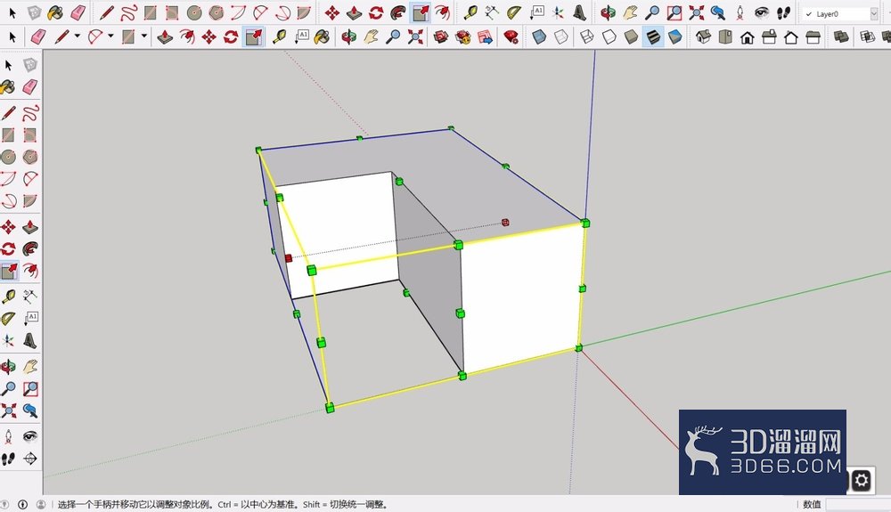 Sketchup草图大师如何建模央视大楼