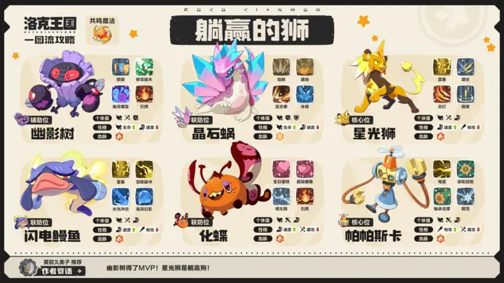 洛克王国世界PVE强力精灵如何搭配阵容