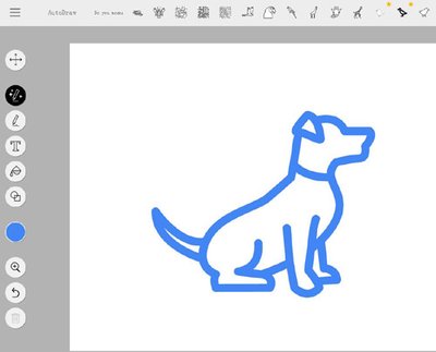 AutoDraw如何关闭自动识别功能