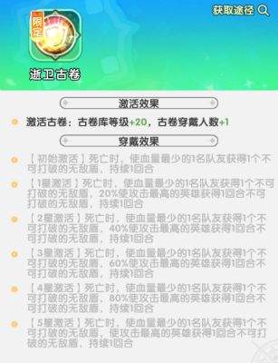 火线战姬古卷分类详解