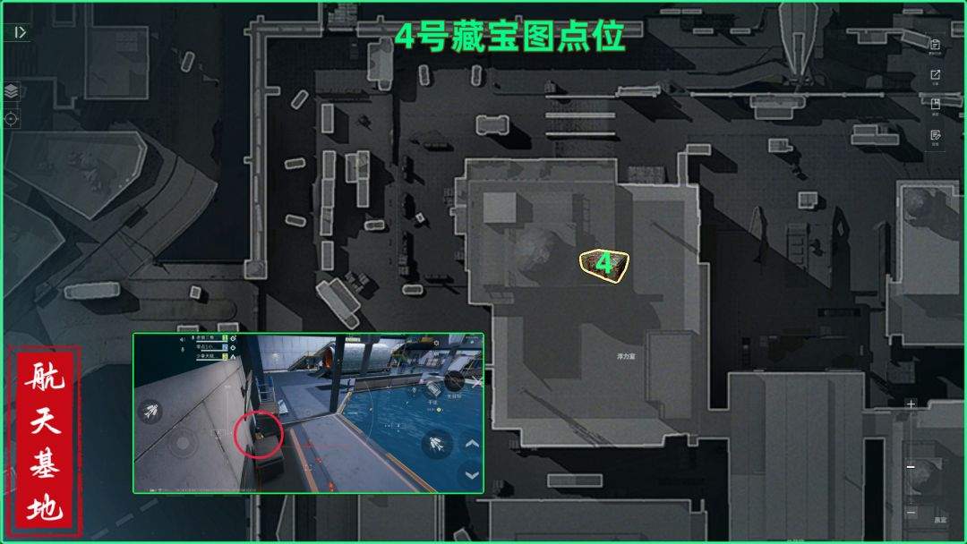 三角洲行动航天基地藏宝图点位