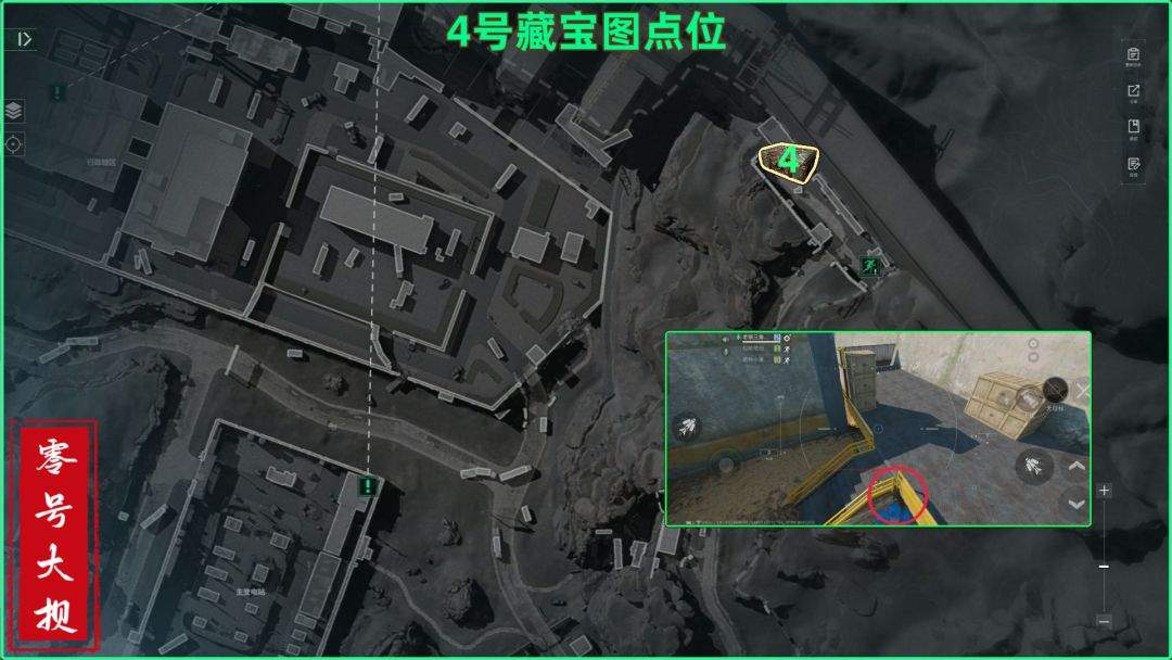 三角洲行动零号大坝藏宝图具体点位