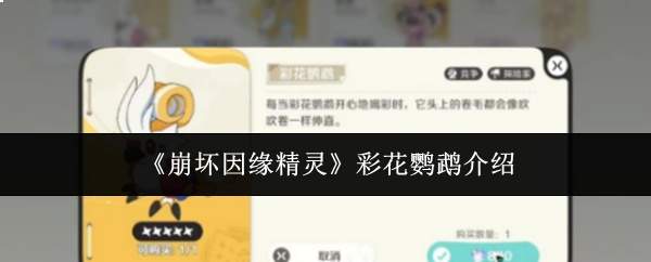《崩坏因缘精灵》彩花鹦鹉介绍