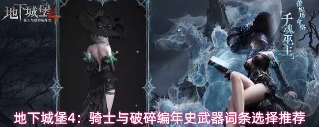 地下城堡4:骑士与破碎编年史武器词条选择推荐