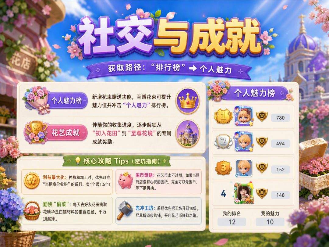 家园:梦想派对花艺品攻略