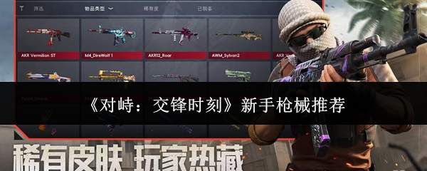 《对峙:交锋时刻》新手枪械推荐