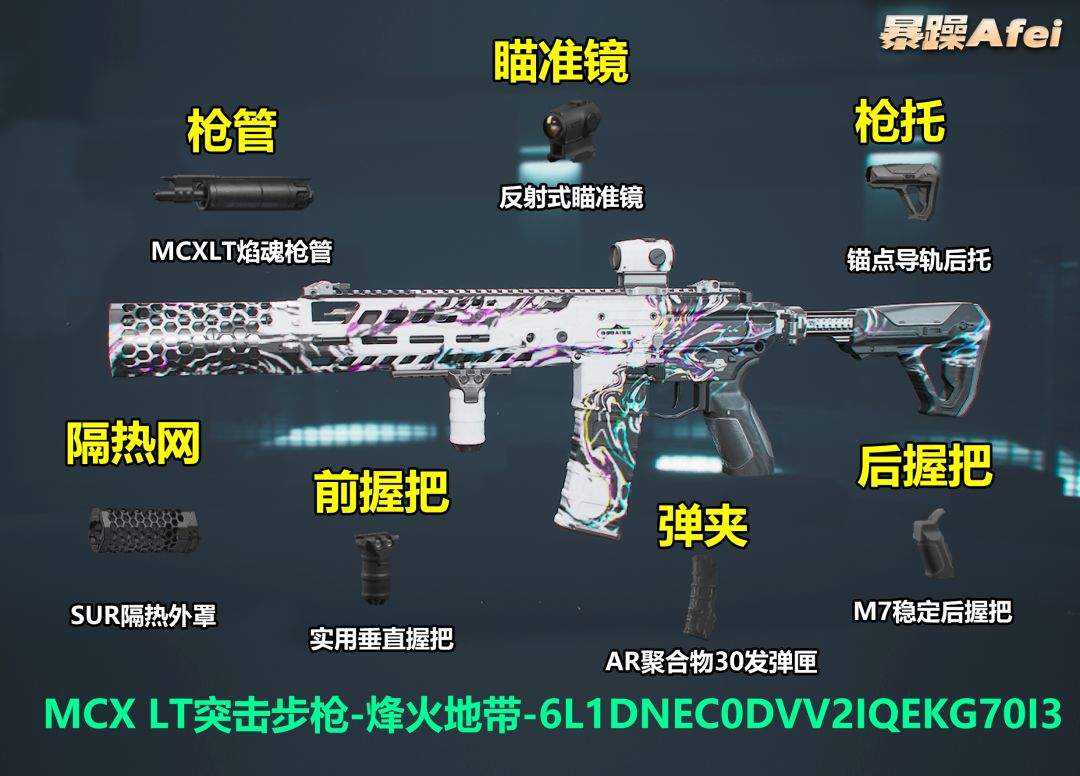 三角洲行动MCXLT突击步枪二十万改枪方案