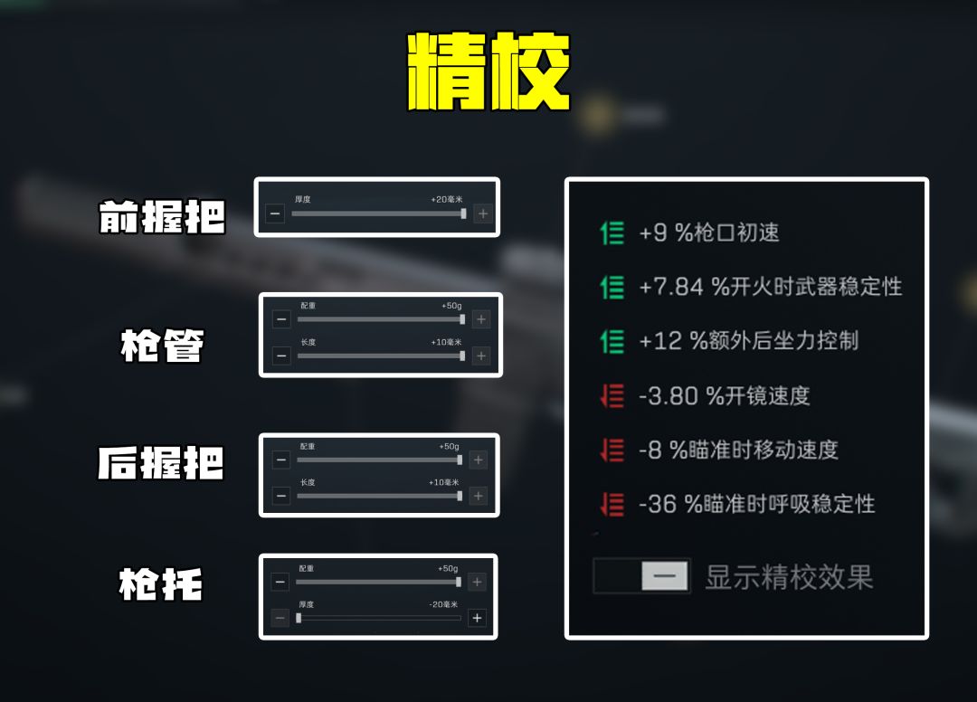 三角洲行动MCXLT突击步枪二十万改枪方案