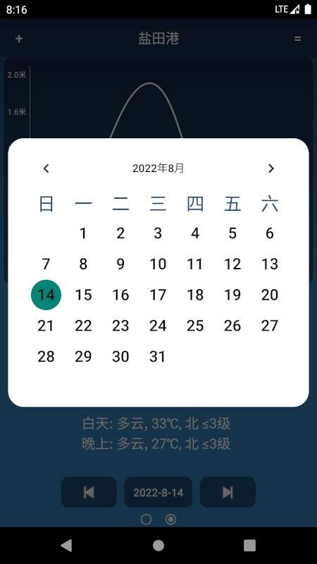 潮汐预报会员免登录