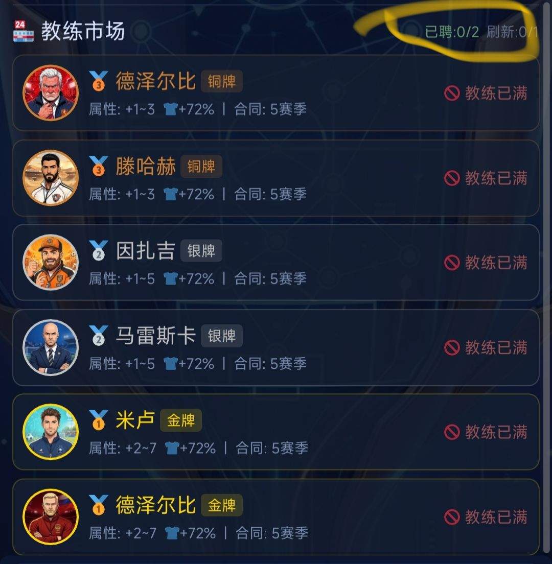 足球经理传奇教练系统解析