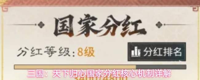 三国:天下归心国家分红核心机制详解