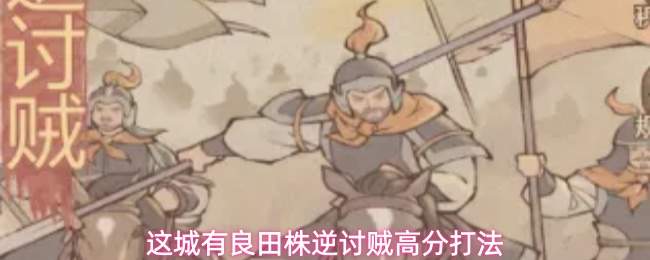 这城有良田株逆讨贼高分打法