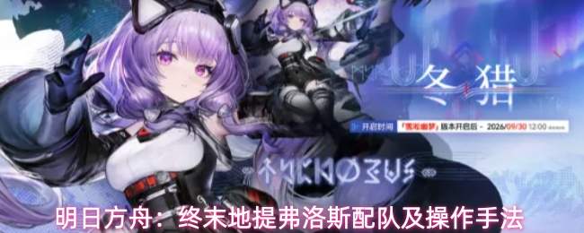 明日方舟:终末地提弗洛斯配队及操作手法