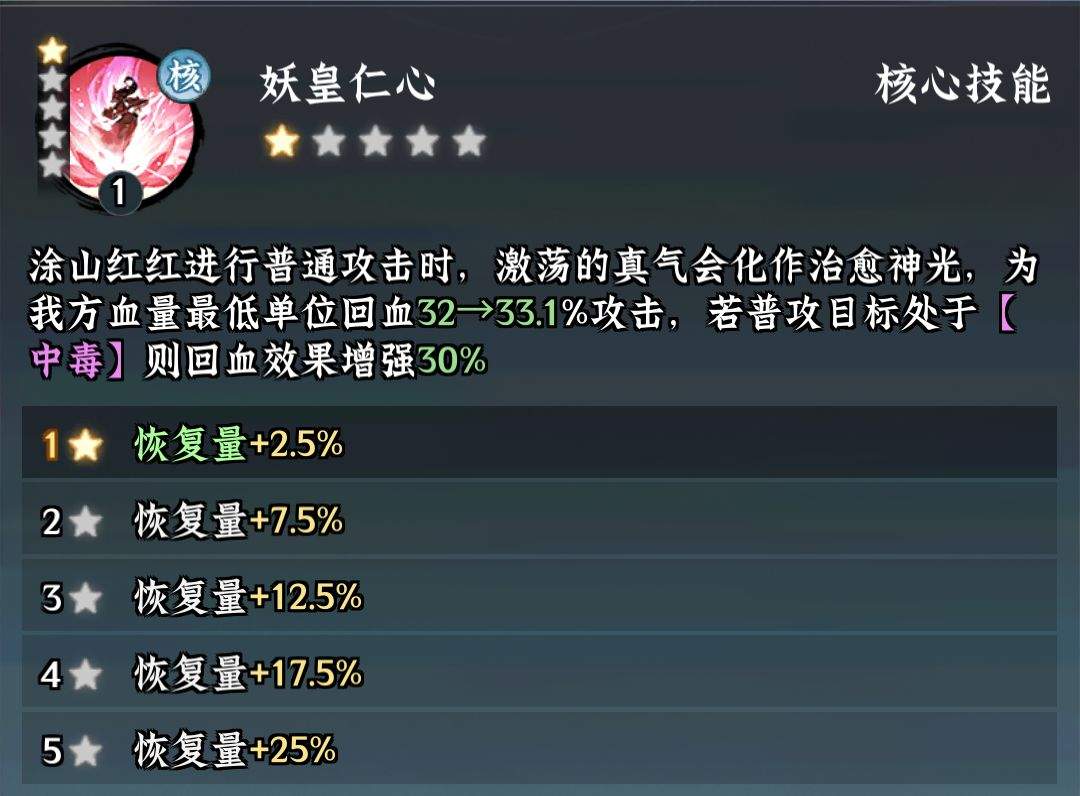 仙界大掌门涂山红红技能解析
