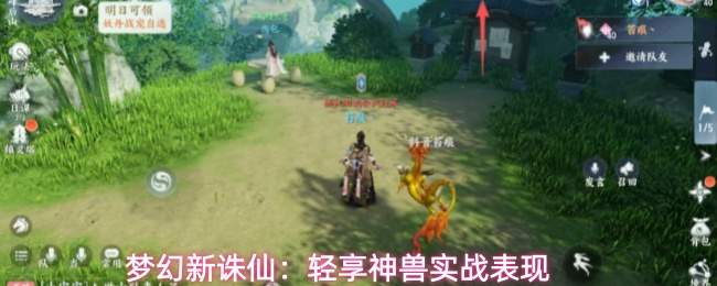 梦幻新诛仙:轻享神兽实战表现