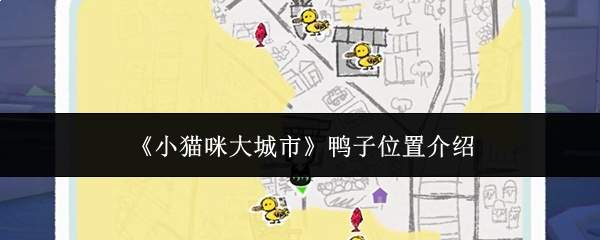 《小猫咪大城市》鸭子位置介绍