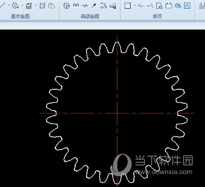 CAXA电子图板怎么画齿轮？标准齿轮绘制教程分享