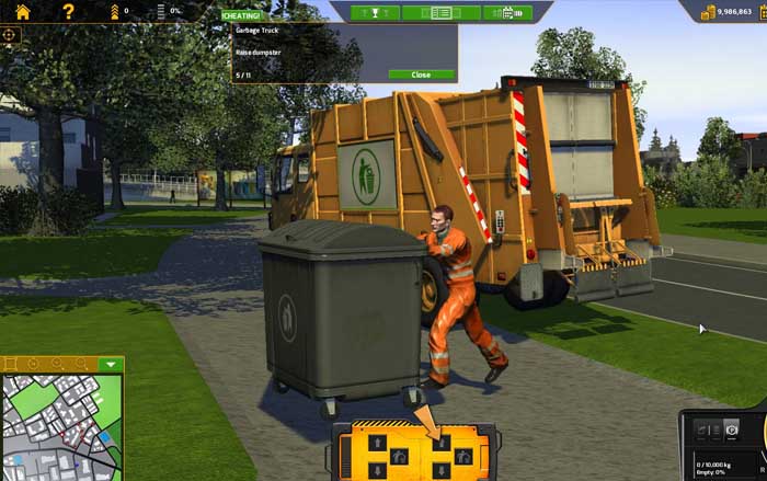 回收：垃圾车模拟