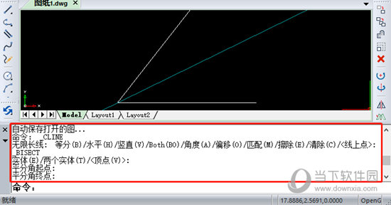 迅捷CAD编辑器角平分线如何制作?角平分线制作方法介绍