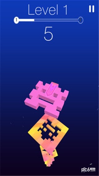 旋转下降的形状