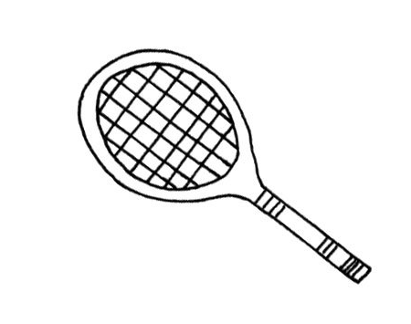 QQ红包网球拍图案怎么画好识别？网球拍图案最容易识别画法分享