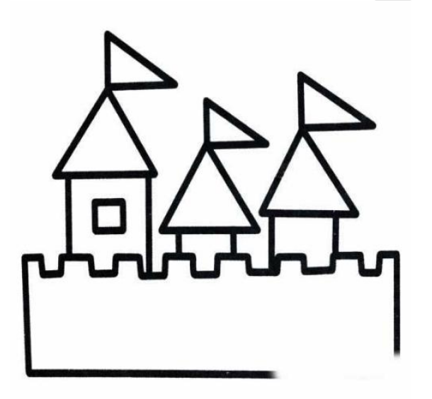 QQ红包城堡图案怎么画好识别？城堡图案最容易识别画法分享