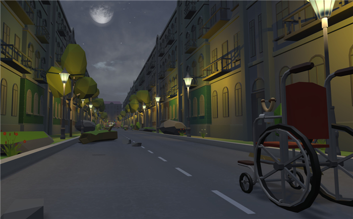 轮椅模拟器VR
