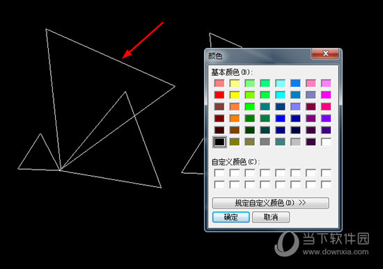 CAD迷你画图颜色填充如何操作？颜色填充操作流程图文详解