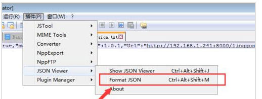 Notepad++json字符串格式化如何设置？json字符串格式化设置流程图文介绍