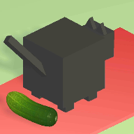 方块猫与黄瓜