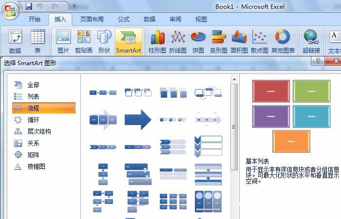Excel表格怎么用SmartArt绘制各种流程图？使用SmartArt制作各种流程图教程分享