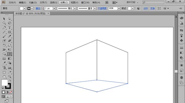 Adobe Illustrator CS6怎么用透视网格设计三维图？借助透视网格制作三维图教程分享