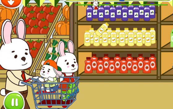 动漫兔子儿童超市
